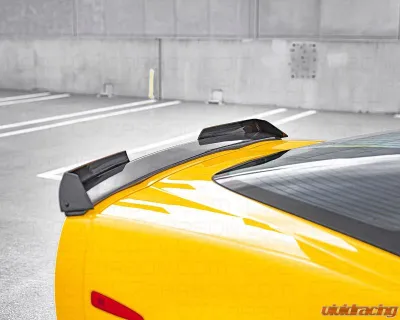 C7 Carbon Stage2 Style Rear Spoiler Unpainted Composite Chevrolet Corvette C7 Z06 2014-2020 - C6Z-C7Z06-RS-FRP