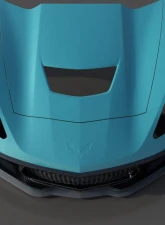 C7 Carbon Front Bumper Air Cooling Ducts Carbon Fiber Chevrolet Corvette C7 2014-2019                                     - C7-5A-1 - Image 4