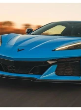 C7 Carbon Z07 3-Piece Carbon Fiber Front Splitter Chevrolet Corvette C8 Z06 w/out Canard Slots                                     - C8Z-1A2-1 - Image 2