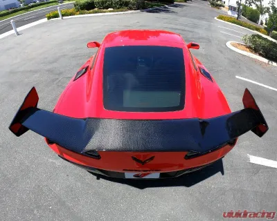 C7 Carbon ZTK Rear Wing Painted Carbon Flash + Mounting Hardware Kit Chevrolet Corvette C7 Z06 | GS | ZR1 2015-2019 - C7Z-3C-4-H