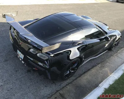 C7 Carbon ZTK Rear Wing Painted Carbon Flash + Mounting Hardware Kit Chevrolet Corvette C7 Z06 | GS | ZR1 2015-2019 - C7Z-3C-4-H