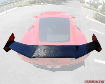 C7 Carbon ZTK Rear Wing Painted Carbon Flash Wing Blade Only Chevrolet Corvette C7 Z06 | GS | ZR1 2015-2019 - C7Z-3C-4