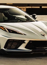 C7 Carbon Front Canards Unpainted Composite Chevrolet Corvette C8 Stingray Champion 2020-2024                                     - C8-5F-3 - Image 10