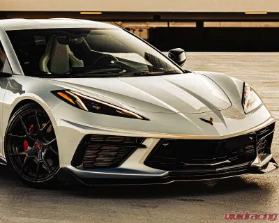 C7 Carbon Front Canards Unpainted Composite Chevrolet Corvette C8 Stingray Champion 2020-2024 - C8-5F-3