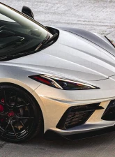 C7 Carbon Front Canards Unpainted Composite Chevrolet Corvette C8 Stingray Champion 2020-2024                                     - C8-5F-3 - Image 2
