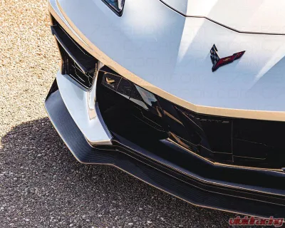 C7 Carbon Front Canards Unpainted Composite Chevrolet Corvette C8 Stingray Champion 2020-2024 - C8-5F-3