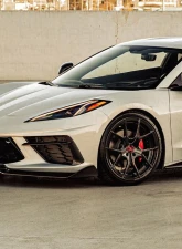 C7 Carbon Front Canards Unpainted Composite Chevrolet Corvette C8 Stingray Champion 2020-2024                                     - C8-5F-3 - Image 5