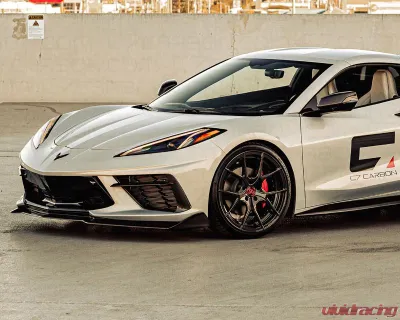 C7 Carbon Front Canards Unpainted Composite Chevrolet Corvette C8 Stingray Champion 2020-2024 - C8-5F-3
