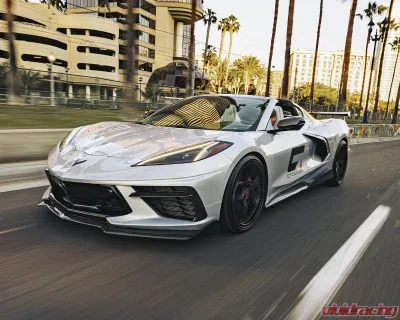 C7 Carbon Front Canards Unpainted Composite Chevrolet Corvette C8 Stingray Champion 2020-2024 - C8-5F-3