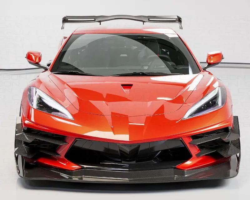 C7 Carbon Track Spec Ducted Hood Carbon Fiber Chevrolet Corvette C8 2020-2024 - C8-6A-1