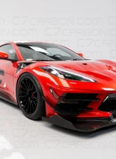 C7 Carbon Track Spec Functional S Duct Hood Package Composite Unpainted Chevrolet Corvette C8 2020-2024                                     - C8-6A2-3 - Image 7