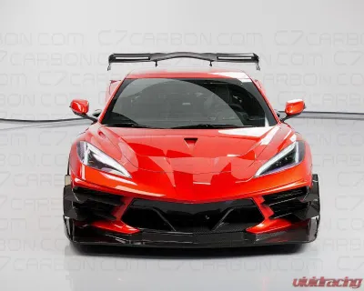 C7 Carbon Track Spec Functional S Duct Hood Package Composite Unpainted Chevrolet Corvette C8 2020-2024 - C8-6A2-3