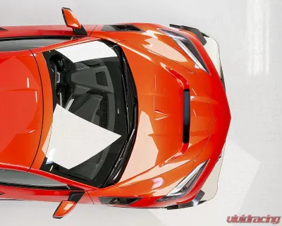 C7 Carbon Track Spec Functional S Duct Hood Package Composite Unpainted Chevrolet Corvette C8 2020-2024 - C8-6A2-3