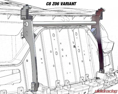 C7 Carbon Spoiler Rear Wing Chevrolet Corvette C8 Stingray | Z51 2020-2024 - C8-CM-01