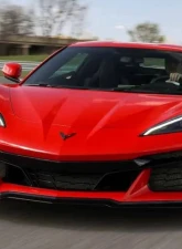C7 Carbon 3 Piece Front Splitter without Canard Slots Painted Carbon Flash Chevrolet Corvette C8 Z07 | Z06 2023+                                     - C8Z-1A2-4 - Image 2