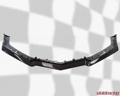 C7 Carbon 3 Piece Front Splitter without Canard Slots Painted Carbon Flash Chevrolet Corvette C8 Z07 | Z06 2023+ - C8Z-1A2-4
