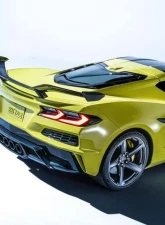 C7 Carbon Z07 High Wing Composite Unpainted With Chassis Mount Bracket System Chevrolet Corvette C8 Z06 2023-2024                                     - C8Z-3F2-3-H - Image 4