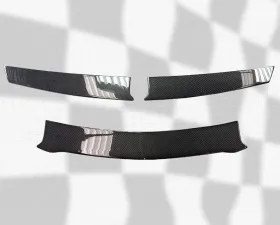 C7 Carbon Rear Bumper Hole Covers Carbon Fiber Chevrolet Corvette C8 Z06 2023-2024