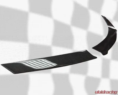 C7 Carbon Rear Bumper Hole Covers Painted Carbon Flash Chevrolet Corvette C8 Z06  2023-2024 - C8Z-5F-4