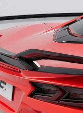 C7 Carbon Rear Bumper Hole Covers Painted Carbon Flash Chevrolet Corvette C8 Z06  2023-2024                                     - C8Z-5F-4 - Image 4