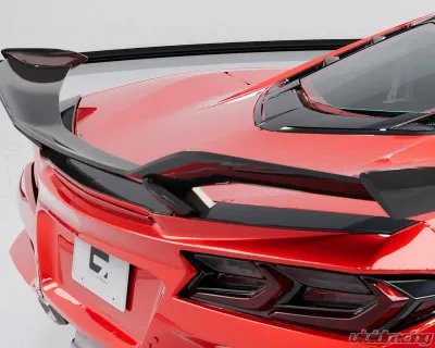 C7 Carbon Rear Bumper Hole Covers Painted Carbon Flash Chevrolet Corvette C8 Z06  2023-2024 - C8Z-5F-4
