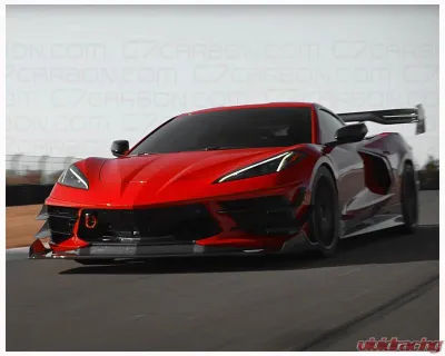 C7 Carbon Legacy Front Canards Carbon Fiber Chevrolet C8 Corvette Stingray 2020-2024 - C8-5D-1