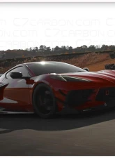 C7 Carbon Legacy Front Canards Carbon Fiber Chevrolet C8 Corvette Stingray 2020-2024                                     - C8-5D-1 - Image 5