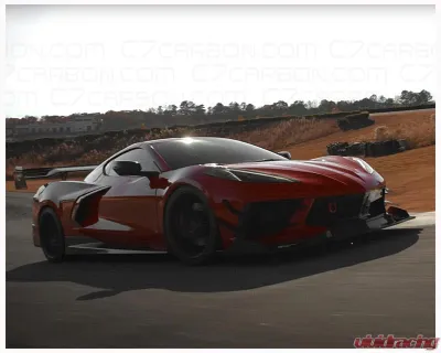 C7 Carbon Legacy Front Canards Carbon Fiber Chevrolet C8 Corvette Stingray 2020-2024 - C8-5D-1