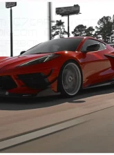 C7 Carbon Legacy Front Canards Carbon Fiber Chevrolet C8 Corvette Stingray 2020-2024                                     - C8-5D-1 - Image 6