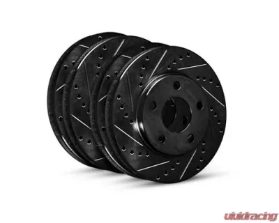 R1 Concepts Black Drilled & Slotted Brake Rotors (black) Ram 1500 2021 - WHPN2-40188