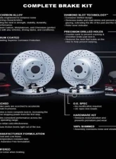 Drilled & Slotted Brake Kits Dodge Durango 2014                                     - WBUH2-42072 - Image 3