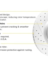 Drilled & Slotted Brake Kits Dodge Durango 2014                                     - WBUH2-42072 - Image 4
