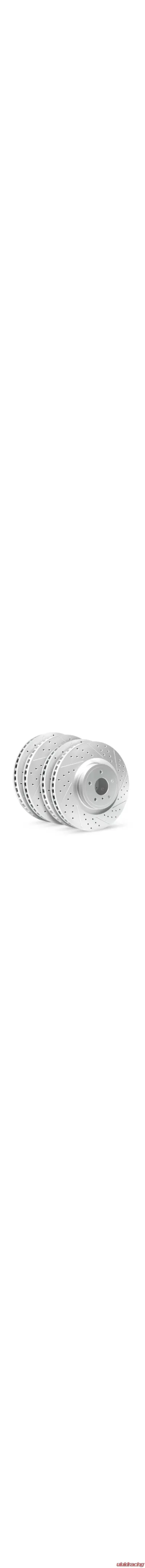 R1 Concepts Geo-Carbon Drilled & Slotted Brake Rotors Premium Edition (345mm Rear Disc) Toyota GR Supra 2020+ - WBPN2-31027