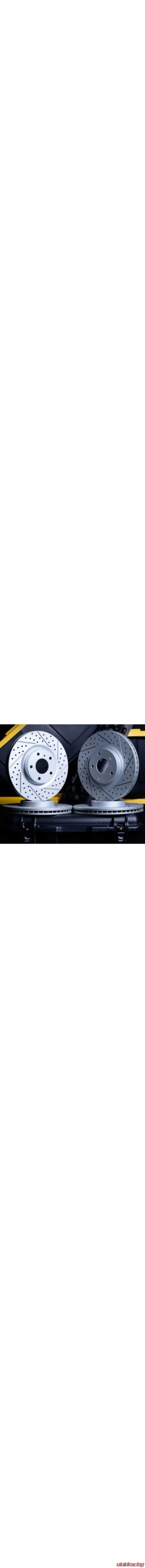 R1 Concepts Geo-Carbon Drilled & Slotted Brake Rotors Premium Edition (345mm Rear Disc) Toyota GR Supra 2020+ - WBPN2-31027