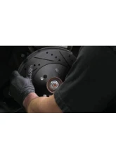 R1 Concepts Black Drilled & Slotted Brake Rotors (black) Ram 1500 2021                                     - WHPN2-40188 - Image 4