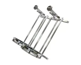 Nitrous Express 10lb Bottle Flat Mount Stand up Dual Billet Bottle Bracket