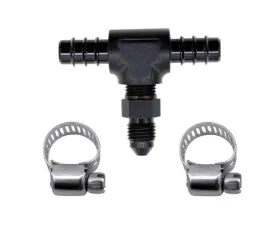 Nitrous Express 5/16 Fuel T 5/16 Hose Barb to 4AN Male