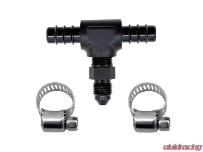 Nitrous Express 5/16 Fuel T 5/16 Hose Barb to 4AN Male - 15235