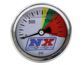 Nitrous Express 0-1500 PSI Nitrous Pressure Gauge