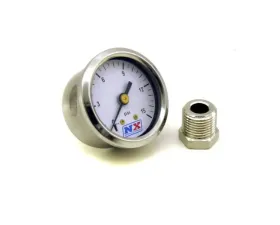 Nitrous Express 0-15 PSI with Adaptor Pressure Gauge