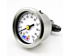 Nitrous Express 0-100 PSI with Manifold Fuel Pressure Gauge