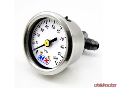 Nitrous Express 0-100 PSI with Manifold Fuel Pressure Gauge - 15512