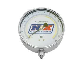Nitrous Express 6 Certified Pressure Gauge