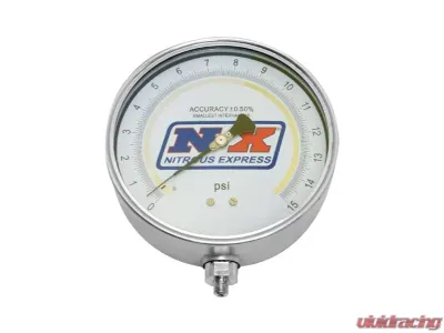 Nitrous Express 6 Certified Pressure Gauge - 15530