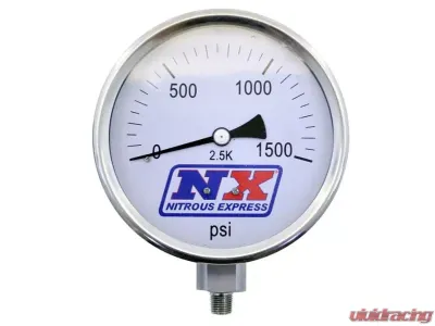 Nitrous Express 4in-High Accuracy Nitrous Pressure Gauge - 15540