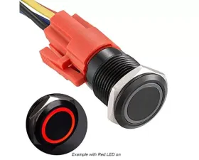 Nitrous Express Black Professional Momentary Push Button