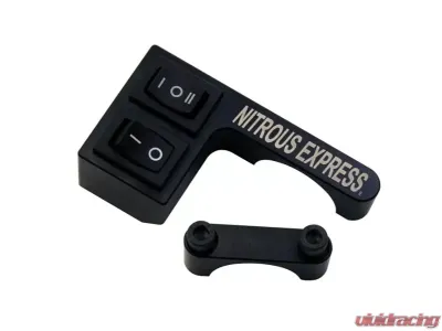 Nitrous Express 7/8in Bar and Switches Off to Left Side Handle Bar Switch Mount - 15801P