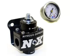 Nitrous Express Non Bypass Fuel Pressure Regulator with Fuel Pressure Gauge