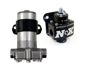 Nitrous Express Black Style Fuel Pump and Non Bypass Regulator Combo