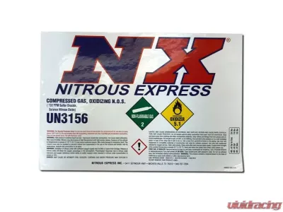 Nitrous Express 10lb Bottle Decal - 15994